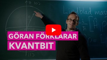 Göran explains a qubit.